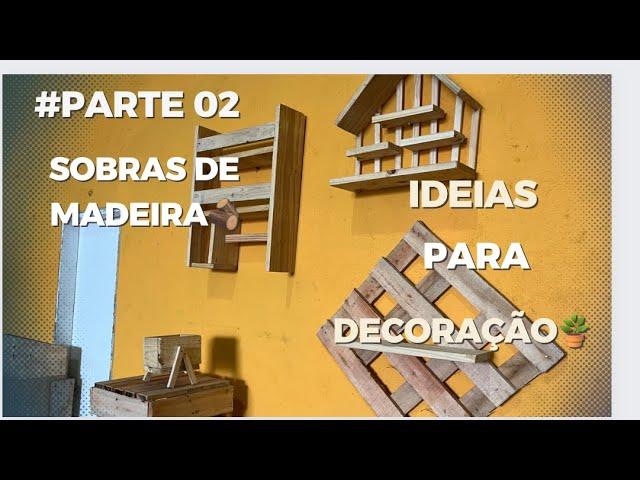 Ideias de decorações,🪴floreiras, bancos de madeira 🪵 com sobras de paletes # Prt 02.