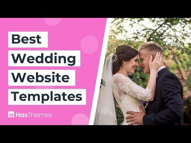 10 Best Wedding HTML Templates in 2023 | Wedding Website Template