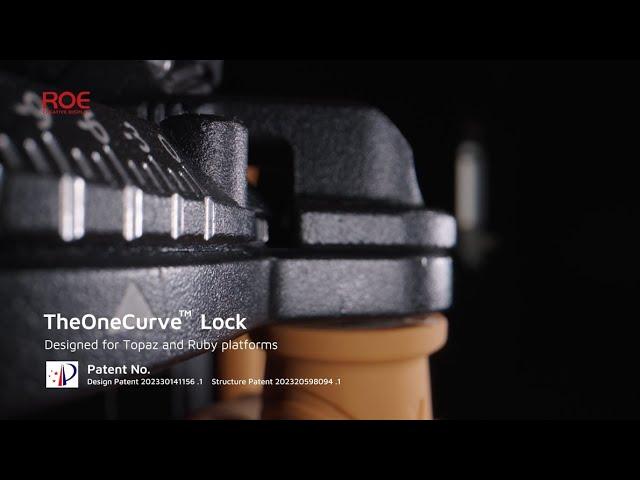 ROE Visual TheOneCurve™ Lock - Smooth, Simple and Secure