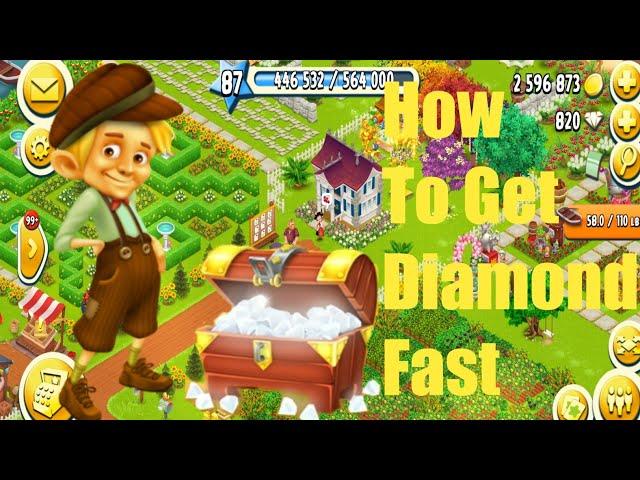 Hay day how to get diamond fast