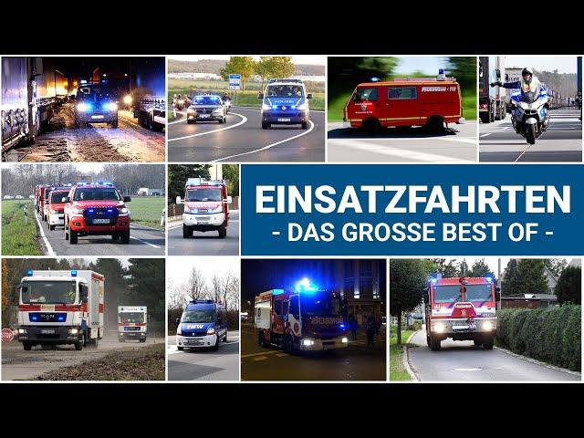 Einsatzfahrten ohne Ende - Viel Blaulicht und Tatütata 