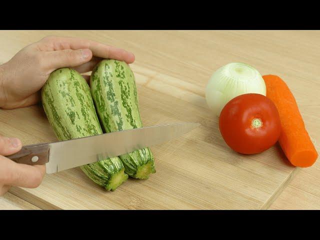 2 CALABACINES, 2 TOMATES Y LA CENA ESTÁ LISTA, ¡RECETA EN 10 MINUTOS!