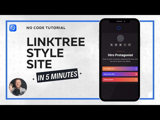 Build a Linktree style website in under 5 minutes using this no-code tool (step-by-step)