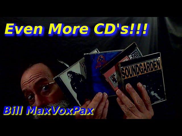 lo-fi Show and Tell of more CD's ASMR soft spoken whisper male voice tapping BILL MAXVOXPAX