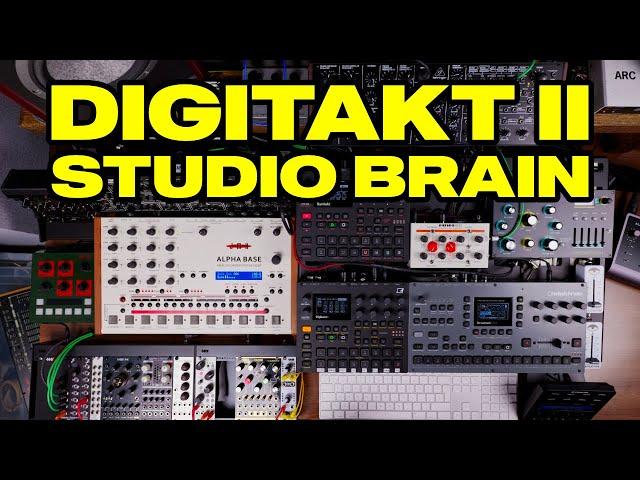 Digitakt II as the Ultimate Studio Brain – MIDI, CV, and Modular Control!