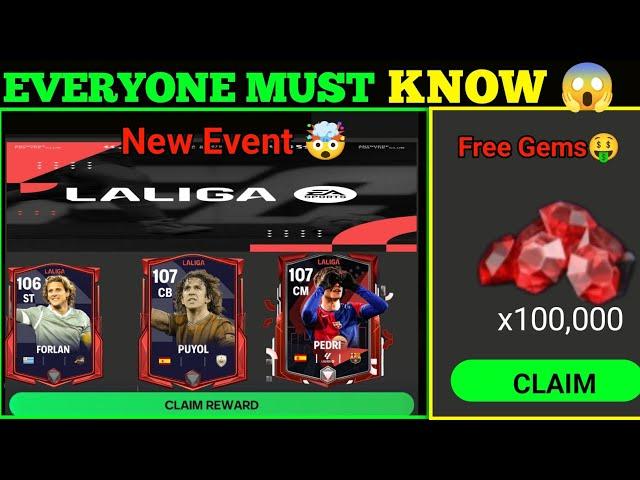 LA LIGA  EVENT IS HERE, FREE 106 PUYOL AND FREE 100K GEMS  | DYNAMIC FC