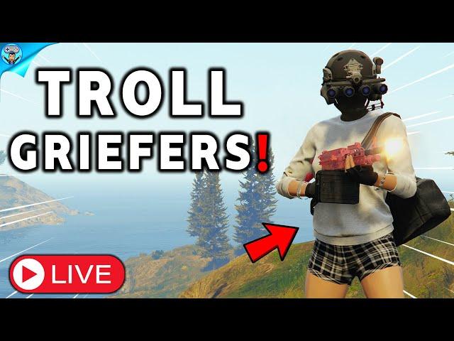 Fighting pathetic griefers on GTA Online!