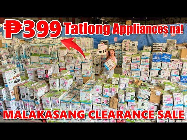 ₱399 Jackpot Ka Na! Malakasang Clearance Sale ng Appliances | Isang Buong Bodega - Full Tour & Price