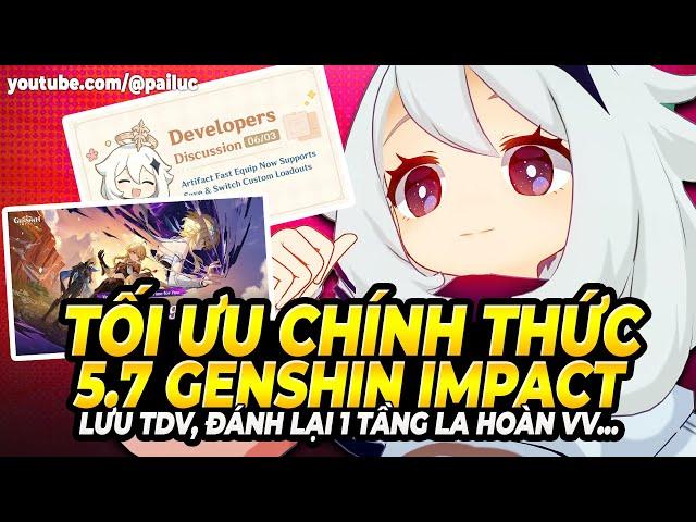 7+ Tối Ưu Chính Thức 5.7: Lưu TDV? Full Sao LH Dễ Hơn, Download Quest Về Chơi & Hơn Thế Nữa Genshin