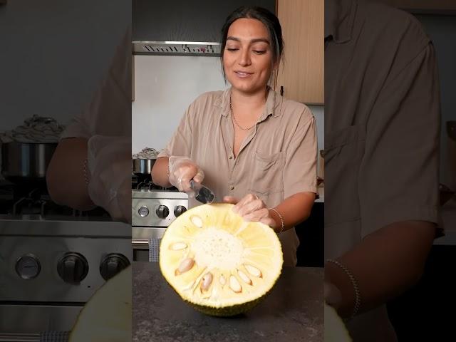 How to peel a JACKFRUIT: Persian fruit peeler