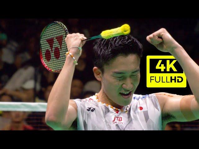 [4K50FPS] - MS - Kento Momota vs Chen Long - 2018 Badminton Asia Championships Final - Highlights