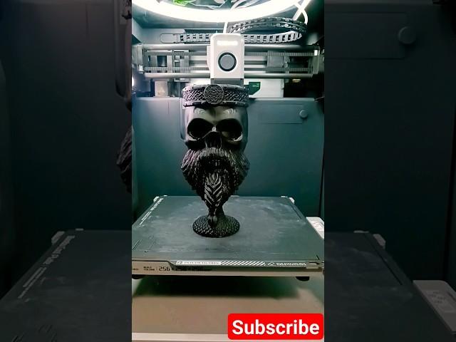 Viking King Chalice!! #3d #3dprinting #bambulab #3dtimelapse #shorts #vikings
