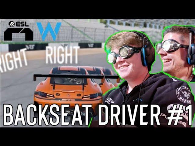 RACING WHILE BLINDFOLDED  | BACKSEAT DRIVER #1 | w/ Dáire Mccormack & Kuba Brzezinski