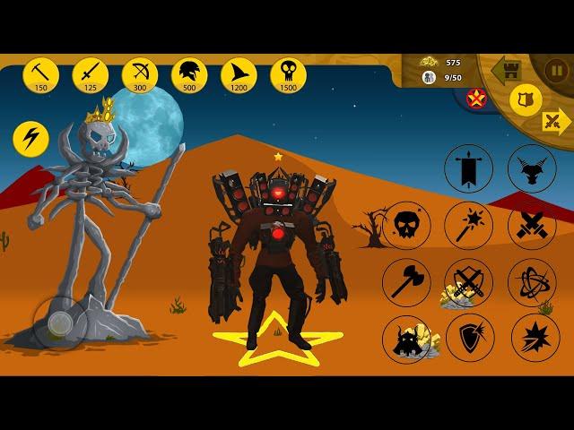 New Mod Game Classic Campaign Insane Unlocked Boss Speakerman Titan Full Skill | Stick War Legacy