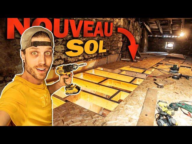 PLANCHER OSB SATISFAISANT en 4 ÉTAPES ! avec STRUCTURE BOIS - EP13 Rénovation totale vieille maison