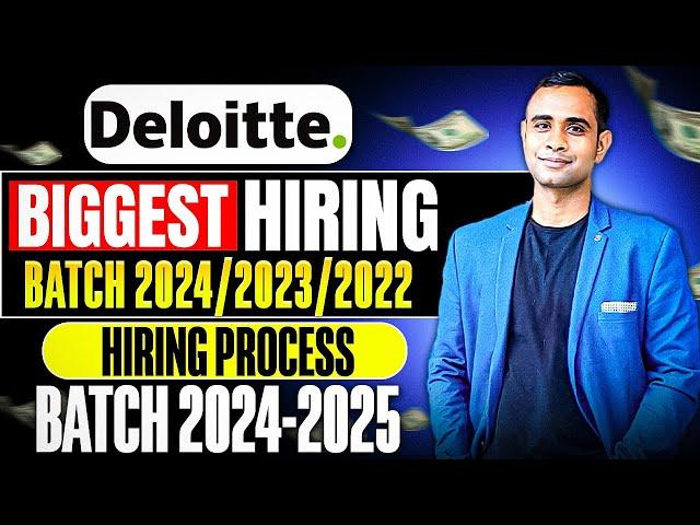 Deloitte Biggest Hiring | Batch 2024/23/22  Deloitte NLA Hiring Process 2025