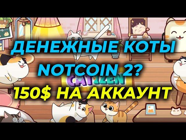 Catizen раздаст больше НОТКОИН !? Когда листинг и аирдроп Catizen ? Покупаю пакет за Notcoin Airdrop