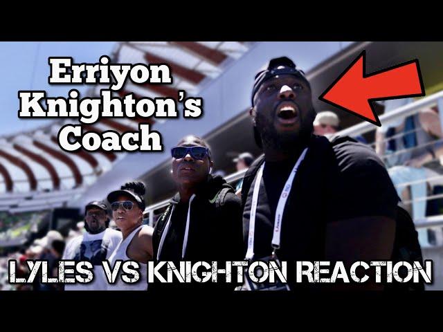 Erriyon Knighton vs Noah Lyles Live Reaction!!!