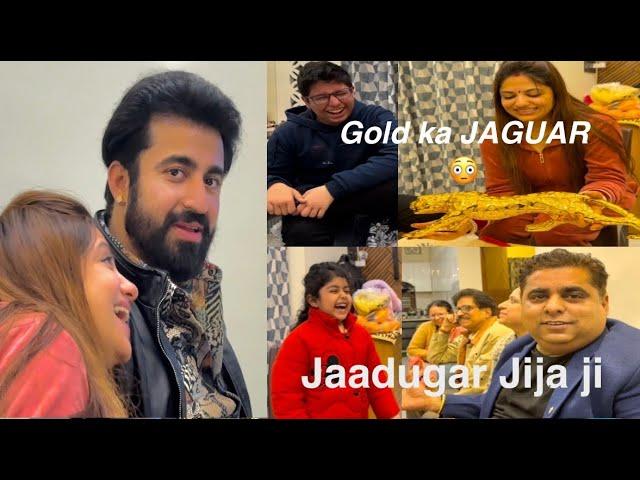 Jija ji aye khushiyan laaye️SAMRAAT JAADUGAR Jija jiGifted me Gold JAGUAR