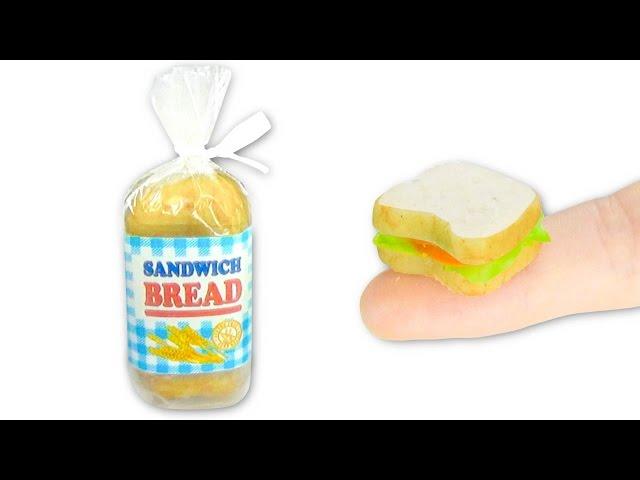 Miniature Edible Sandwich Bread - Mini Sandwich DIY - Food - YolandaMeow