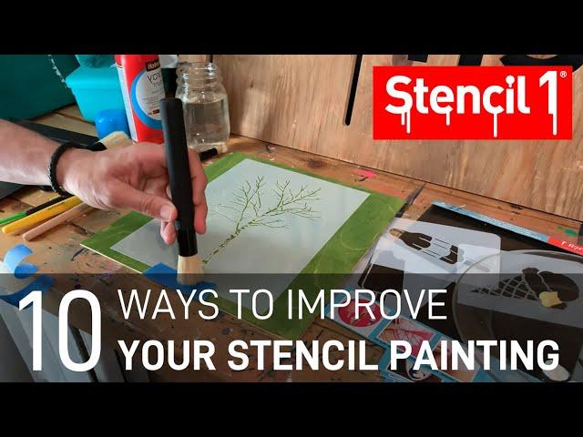 10 Ways to improve your stencil painting