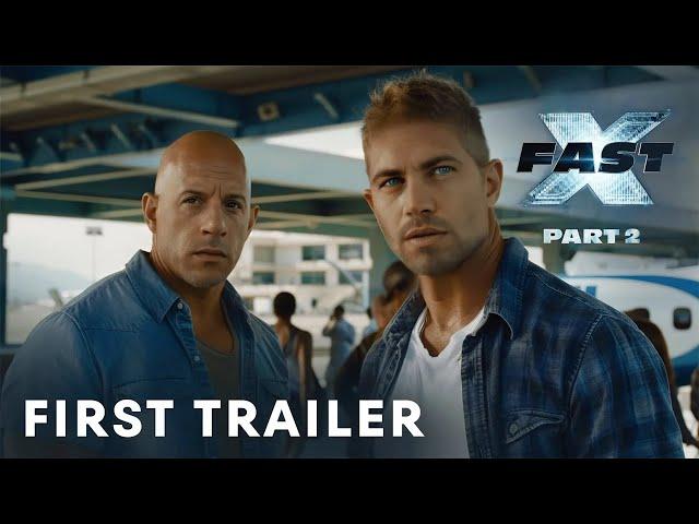 FAST X: Part 2 (2025) - First Trailer | Paul William Walker, Vin Diesel