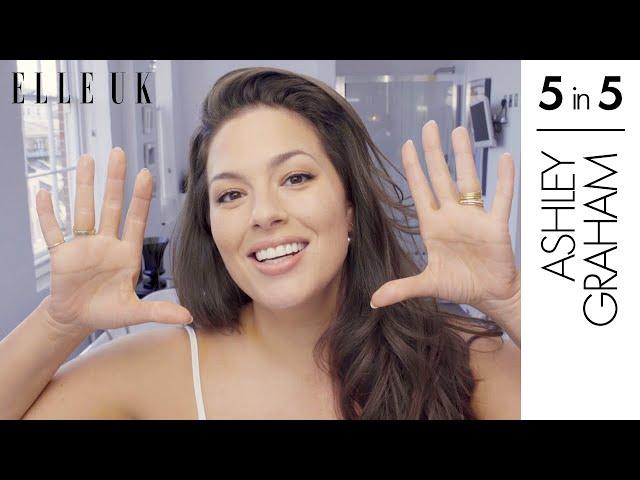 Ashley Graham's Skincare Routine In Five Minutes | 5 In 5 | ELLE UK