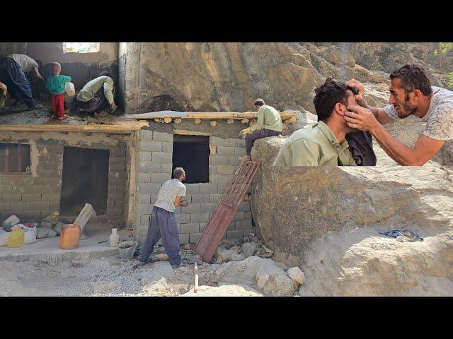 Iran's nomadic life: the story of the Kohgol family and building a house with plaster and cement