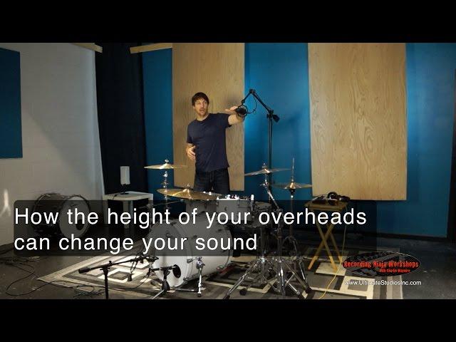 How High Should Your Overhead Mics Be? Charlie Waymire: Recording Ninja Workshops