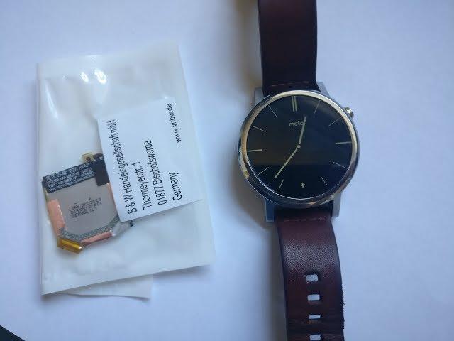 Moto 360 v2 42mm Battery replacement / disassembly