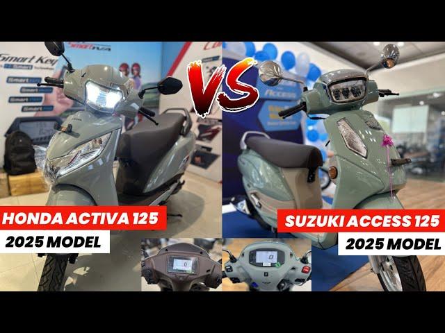 2025 Honda Activa 125 Vs Suzuki Access 125 | Updated Model | On Road Price | Best 125cc Scooty