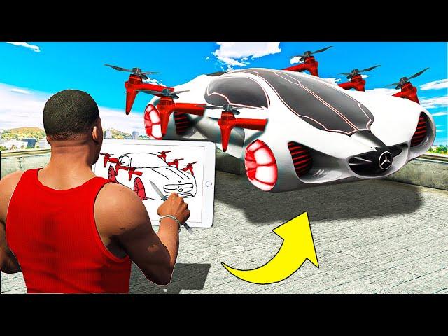 GTA 5 mas… TUDO que eu DESENHAR se TORNA REAL!!