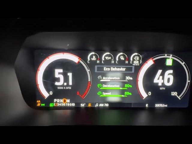 2023 Ford F150  5.0 L V8  4x4   0-60 MPH  acceleration  test