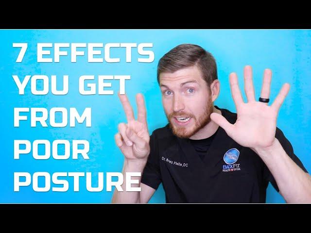 7 Effects you get from poor posture