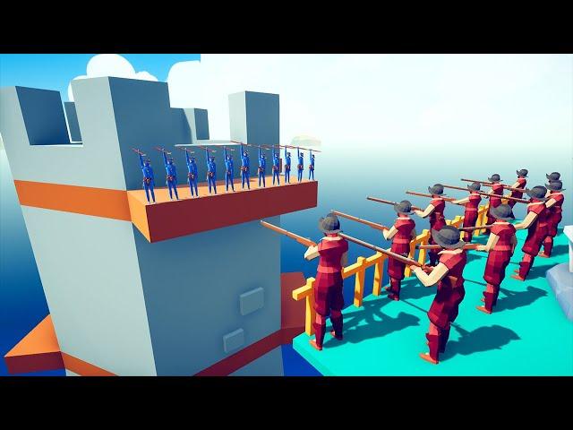 PIRATE TOWER Vs LIGHTHOUSE TOURNAMENT | Totally Accurate Battle Simulator TABS