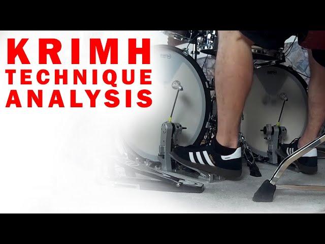 Kerim "Krimh" Lechner - Double Bass Technique Analysis | Drum-Technique Academy