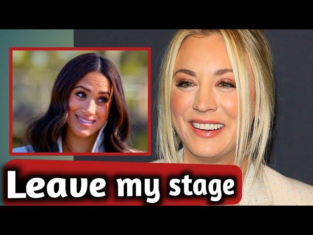 Gala Controversy: Kaley Cuoco Takes Charge as Meghan Markle Climbs the Stage!