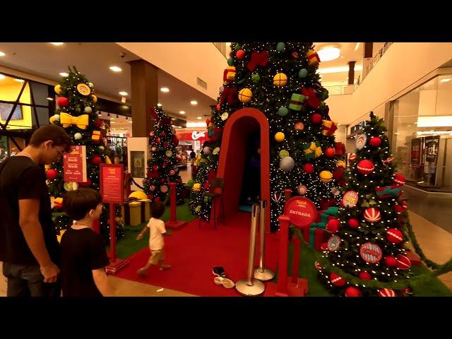 Decoração de Natal Prudenshoping 2024.   Tema : Turma da Mônica.  Presidente Prudente SP.