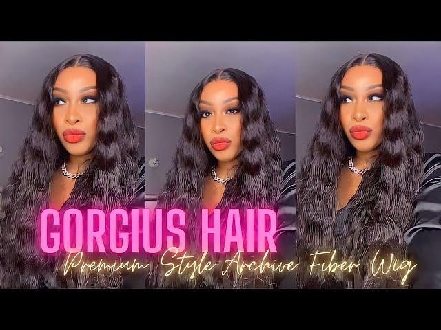 THIS IS NOT HUMAN HAIR⁉️ Premium Style-Archive Fiber Synthetic Wig FT. GORGIUS HAIR