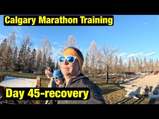 Calgary Marathon Training Vlog || Day 45 Easy peasy