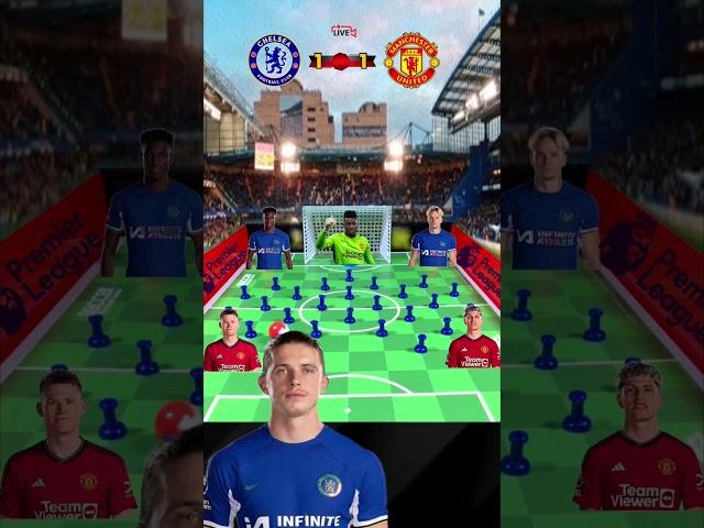 CHELSEA vs MANCHESTER UNITED | PREMIER LEAGUE HIGHLIGHTS | MARBLE FOOTBALL |04/04/24| #espn #asmr