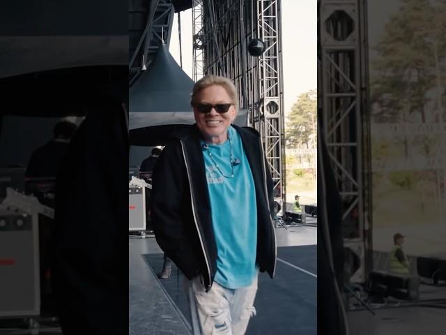 The countdown begins: Axl, Slash, and Duff in rehearsal mode for the tour in Seoul #gunsnroses