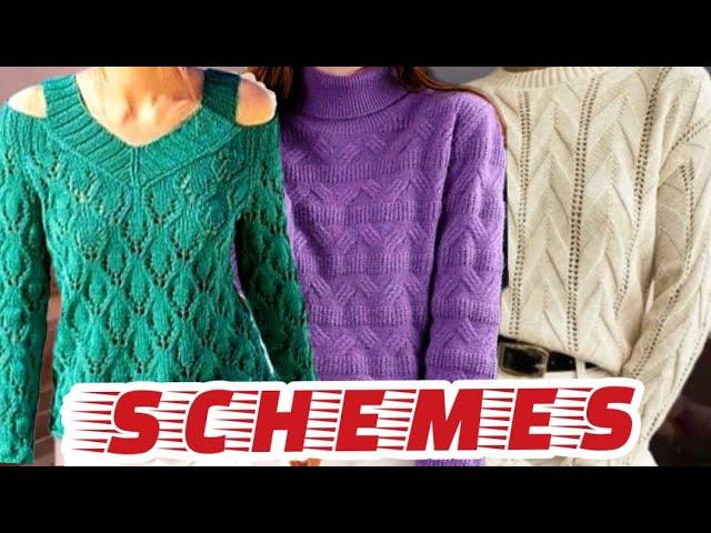 СХЕМЫ ВЯЗАНИЯ + ПОТРЯСАЮЩИЕ СВИТЕРА ДЛЯ ЖЕНЩИН. KNITTING PATTERNS + AMAZING SWEATERS FOR WOMEN.