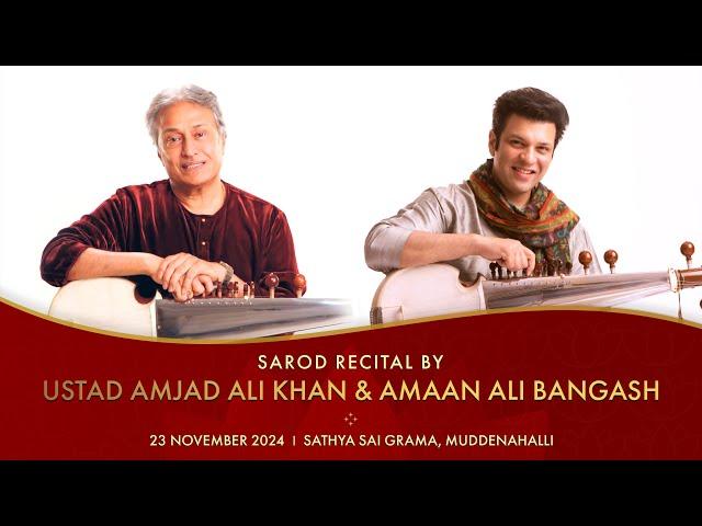 Sarod Recital by Ustad Amjad Ali Khan and Amaan Ali Bangash | Live | 23 Nov 2024, Evening