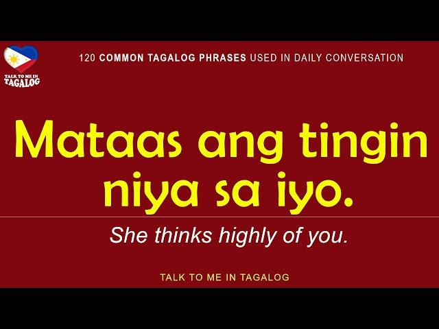 120 COMMON FILIPINO PHRASES USED IN CONVERSATIONS | Tagalog Language