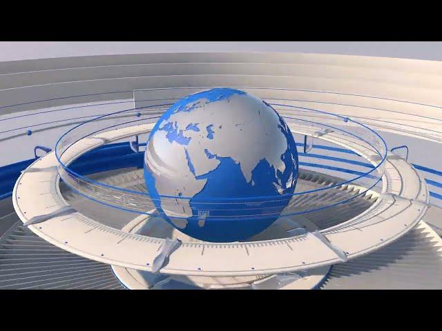 NEWS intro no text FREE download blue globe + news music