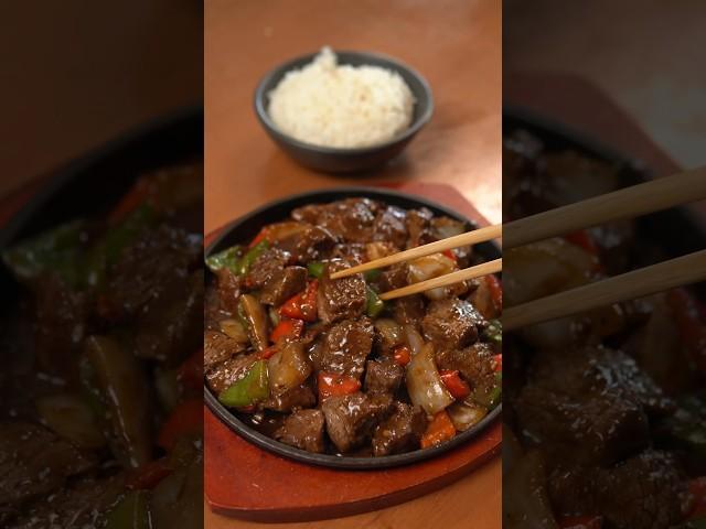 Black Pepper Beef #cooking #blackpepperbeef #recipe #shorts