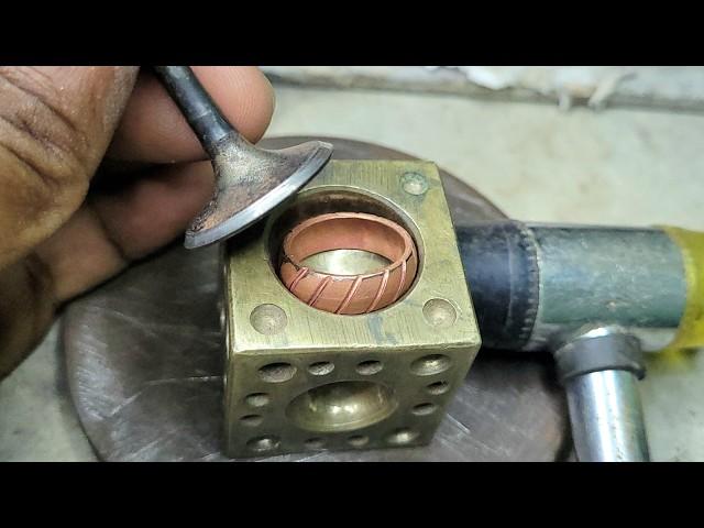 Beautiful copper ring making process ! How to make a new copper ring