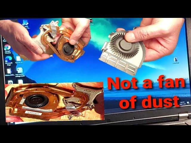 LAPTOP RUNNING HOT, CLEAN DUST OUT OF CPU FAN AND USE THERMAL GRIZZLY ON HEATSINK. #Frugal With John