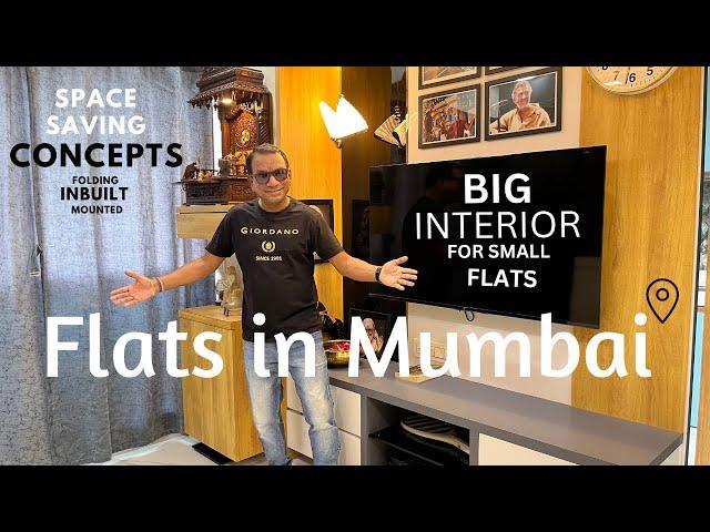 Perfect & Space saving interiors for small flats in Mumbai.